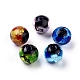 Perles rondes en verre argenté faites à la main X-FOIL-I006-10mm-M-1