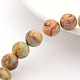Natural Crazy Agate Round Bead Strands G-M272-03-4mm-1