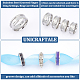 UNICRAFTALE Blank Ring Stainless Steel Grooved Finger Ring Blank Core Ring for Inlay Handmade Ring with Velvet Pouches Wedding Promise Jewelry Making Gift STAS-UN0044-29-5