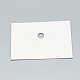 厚紙のネックレスのディスプレイカード  長方形  濃いピンク  4.7x6.5cm CDIS-R034-42-3