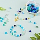 Kit per la creazione di braccialetti con perline di vetro fai da te DIY-SZ0005-86-5