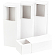 紙の厚紙箱  エッセンシャルオイルパッキングボックス  ギフト用の箱  長方形  ホワイト  10.3x5.35x3.6cm  内径：8.5x3.5x3.5のCM  展開：22.7x28x0.05cmと10.4x9x0.05cm  2個/セット CBOX-WH0003-16C-01-1