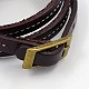 Bracelets de cordon imitation cuir BJEW-MSMC002-04-4