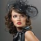 6 Stück 3 Farben Eva-Stoff tropfenförmiger Fascinator-Hutsockel für Modewaren AJEW-FG0002-81-6