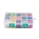 Cabujones de perlas de imitación de plástico abs de 15 colores. SACR-JP0004-06-8x5mm-2