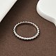 925 серебряное кольцо с серебряным обручем RJEW-P164-01C-P-2