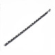 Ion Plating(IP) Two Tone 201 Stainless Steel Byzantine Chain Bracelet for Men Women BJEW-S057-95A-2