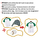 SUPERDANT Rhinestone Iron on Hotfix Transfer Decal Girl Magic Colorful Bling Patch Clothing Repair Applique T-Shirt Vest Shoes Hat Jacket Decor Clothing DIY Accessories DIY-WH0303-003-5