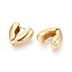 Латунные серьги обруча EJEW-T048-22G-2