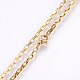 304 Stainless Steel Box Chain Necklaces NJEW-F226-07G-06-2