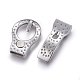 304 Stainless Steel Magnetic Clasp Rhinestone Settings STAS-E440-27P-2