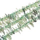 Brins de perles de cyanite verte naturelle G-O189-02-1