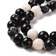 Природные зебры яшмы бисер нитей G-E072-01B-4