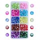 600 pièces 10 couleurs de cuisson des brins de perles de verre craquelé peintes CCG-SZ0001-05-1