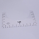 Righello per t-shirt di allineamento in acrilico trasparente TACR-WH0001-23-1