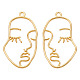Sunnyclue 1 boîte de breloques pour visage humain FIND-SC0004-29-1