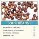 Ph pandahall 100 pcs 10mm perles d'espacement en bois naturel boule polie ronde en bois perles en vrac pour bracelet pendentifs artisanat bricolage fabrication de bijoux WOOD-PH0008-29-2