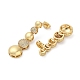 Brass Micro Pave Cubic Zirconia Dangle Stud Earrings EJEW-P252-06D-G-2
