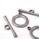 Tibetan Silver Toggle Clasps X-AB2157Y-NF-2