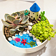 SuperZubehör 20 Stück Meeresschildkröten-Dekoration aus PVC und Kunstharz im 4-Stil DJEW-FH0001-22-6