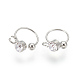 304 Stainless Steel Clip-on Earring Findings STAS-A037B-01P-1