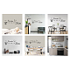 SUPERDANT 1 Sheet Kitchen Home Quotes Wall Stickers Vinyl Wall Decor Stickers DIY Saying Wall Art Decal Sticker Home Decoration for Living Room DIY-WH0200-005-5