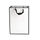 長方形の紙袋  ハンドル付き  ギフトバッグやショッピングバッグ用  ホワイト  20x10x0.6x28cm CARB-F007-01D-01-1