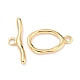Rack Plating Brass Toggle Clasps KK-B036-06G-2