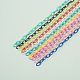 11 Colors Acrylic Opaque Cable Chains PACR-CJ0001-12-3