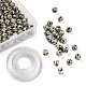 100 pièces 8mm perle ronde en jaspe dalmatien naturel DIY-LS0002-37-1
