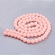 Chapelets de perles en verre imitation jade DGLA-S076-10mm-04-2
