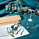 Sunnyclue Kit de fabrication de boucles d'oreilles pendantes avec pierres précieuses et feuilles DIY-SC0018-94-5