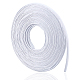 ポリコットンボーニング  馬毛三つ編みクリノリン  ウェディングドレス生地の縫製に  DIYミシン用品  ホワイト  14x2.5mm DIY-WH0504-16A-1