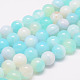 Chapelets de perles en agate rayée naturelle/agate à bandes X-G-K155-A-10mm-04-1