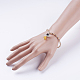 Transparent Acrylic Charm Bracelets BJEW-JB03515-03-3