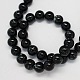 Spray Painted Glass Round Beads Strands X-DGLA-R004-12mm-14-1