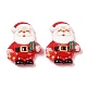 Кабошоны из непрозрачной рождественской смолы CRES-Z015-01C-1