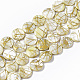 Drawbench Süßwasserschale Perlen Stränge SHEL-T014-012H-1