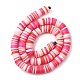 Handmade Polymer Clay Beads Strands CLAY-R089-8mm-T034-6