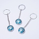 Synthetic Turquoise Keychain KEYC-E023-02H-1