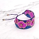 Friendship Flower Loom Pattern Seed Beads Bracelets for Women BJEW-A121-45B-4