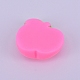 樹脂カボション  りんご  ピンク  16.5x17.5x6.5mm RESI-WH0009-48-2