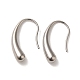 304 Stainless Steel Teardrop Dangle Earrings EJEW-Q793-01P-1