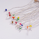 Waxed Cotton Cord Bracelet Makings MAK-I004-01E-2