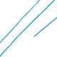 ラウンドワックスポリエステル糸ストリング  マイクロマクラメコード  ツイストコード  革縫い用  ドジャーブルー  0.55mm  約131.23ヤード（120m）/ロール YC-D004-02C-063-3