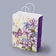 Butterfly Pattern Paper Gift Bags with Handles DIY-I030-03C-01-3