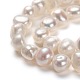 Brins de perles de culture d'eau douce naturelles PEAR-L033-44-2