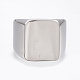 304 кольцо с печаткой из нержавеющей стали для мужчин X-RJEW-G091-16-21mm-P-2