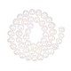 Chgcraft 2 hebras cuentas de perlas de agua dulce cultivadas naturales cuentas de perlas con forma de patata de color de concha para la fabricación de joyas PEAR-CA0001-02