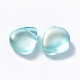 Transparent Spray Painted Glass Beads GLAA-T016-29D-2